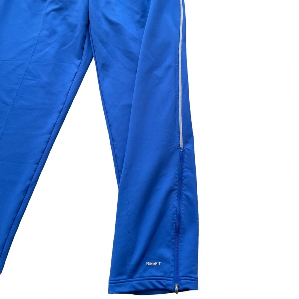 Nike Blue Track Sweatpants Side-zipper Size:‎ L